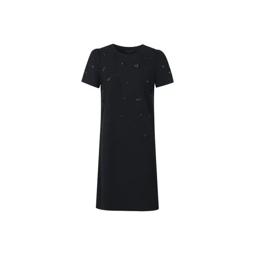 Firststation Short Sleeved Dresses Women's Black