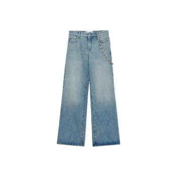 LOEWE Chain Jeans 'Washed Denim'