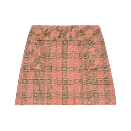 GUCCI Casual Short Skirts Women's Pink