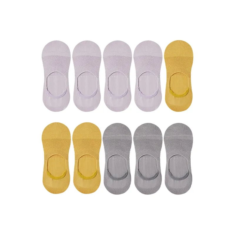 Cotton Gene No Show Socks Women's Combo Set-26