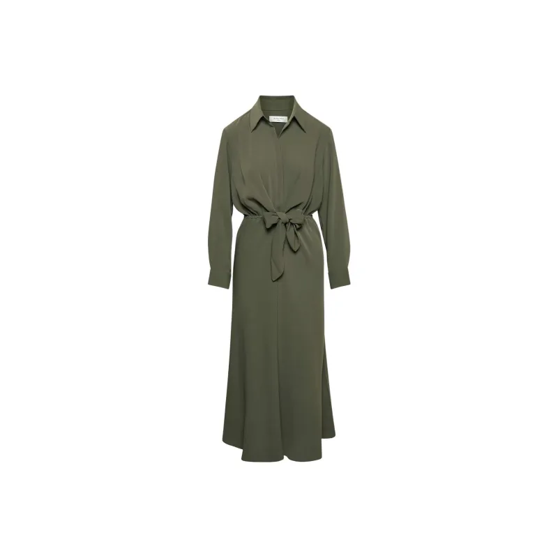 ARITZIA Babaton Abbey Dress Long-Sleeved Dresses Women's Dark Olive-0