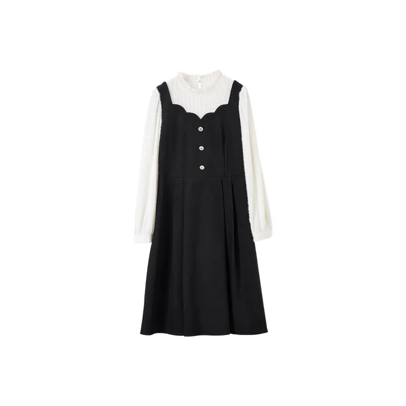 XIANGYING Long Sleeved Dresses Women's-0