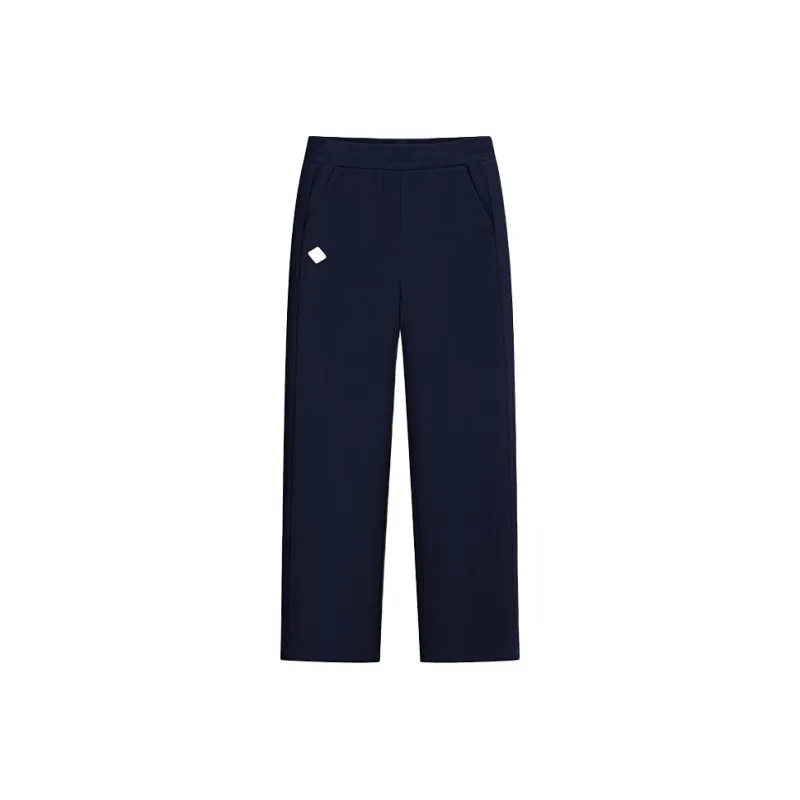 Kappa 1916 Series Knitted Sweatpants Women's Midnight Blue-0