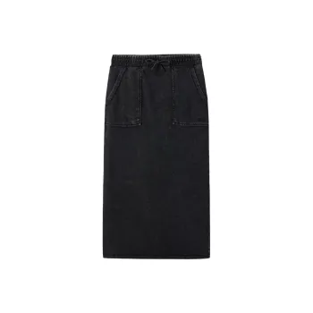 GAP Denim Long Skirts Women's Black