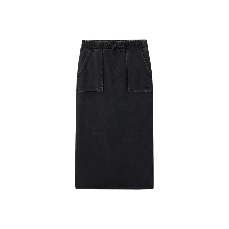 GAP Denim Long Skirts Women's Black-0