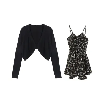 TWOPLUMGIRLS Two Piece Skirt Sets Women's