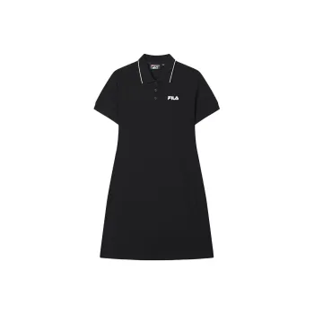 FILA ORIGINALE Short Sleeved Dress Women's Jet Black BK