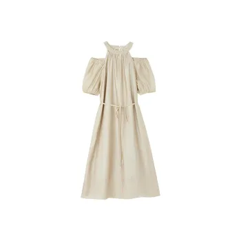 MT Short-Sleeved Dresses Women's Mousse Apricot