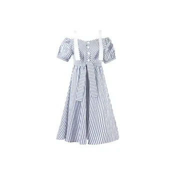 CUBIC Short Sleeved Dress Women's Blue