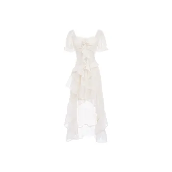 Local Gal Short Sleeved Dress Women's Apricot