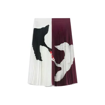 Burberry FW21 Casual Long Skirts Women's Multicolor