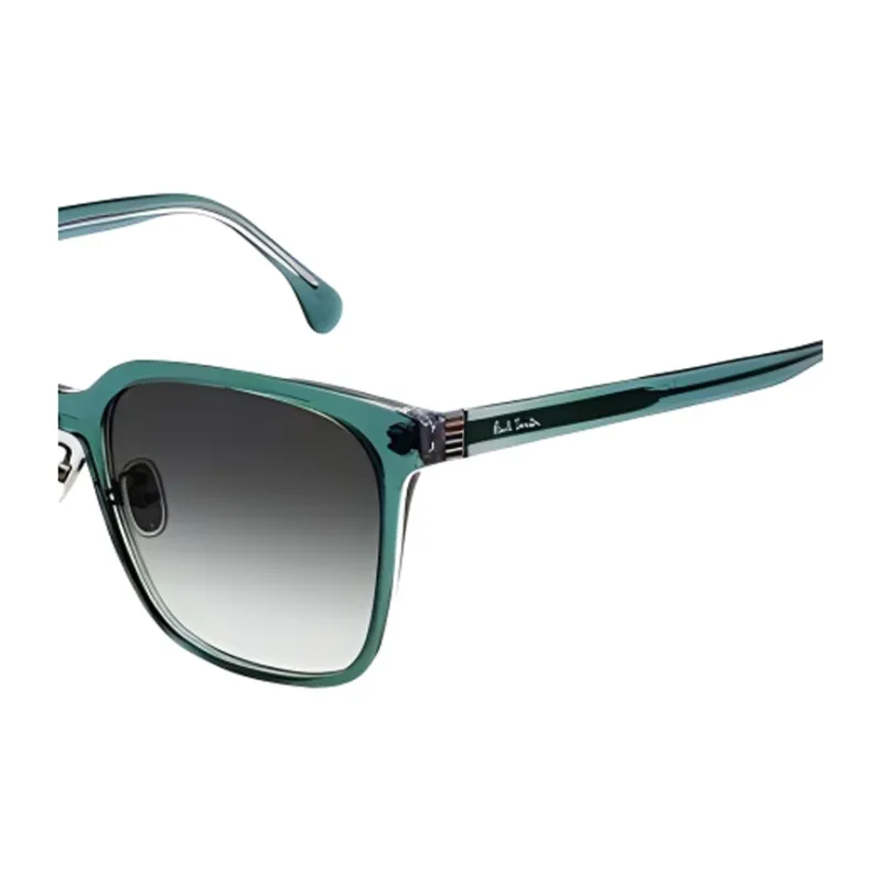 Paul Smith Plate Frame Square Sunglasses Unisex Blue-1