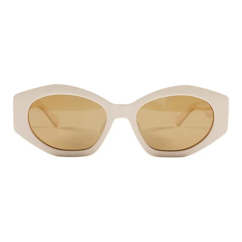 Polaroid Plate Frame Irregular Shape Sunglasses Unisex-4