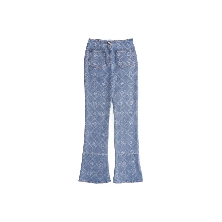 CHANEL Jeans Women's Blue-0