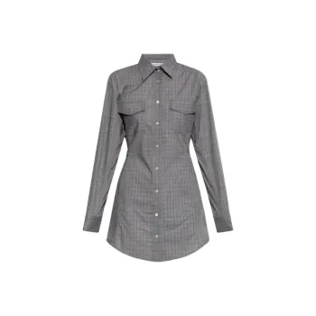 Acne Studios Long Sleeved Dresses Women's Gray