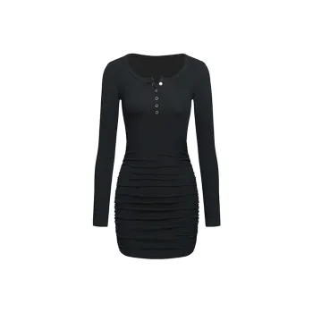 AFGGD Long Sleeved Dresses Women's