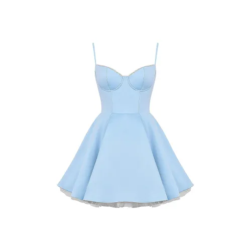 HOUSE OF CB MINIMOISELLE Slip Dress Women's BLUE/Blue