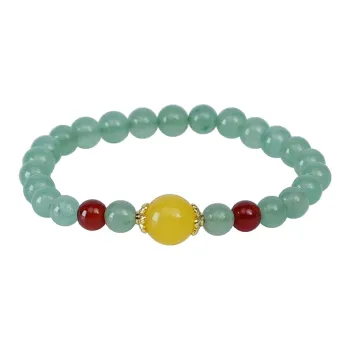 Cloudy Sky Aventurine Bracelets Women's