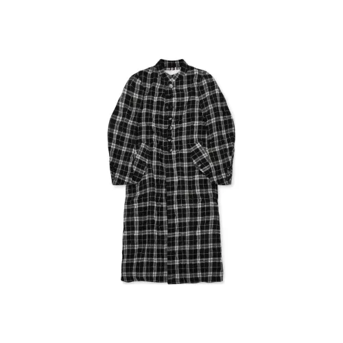 COMME DES GARCONS SHIRT Long-Sleeved Dresses Women's Black/White