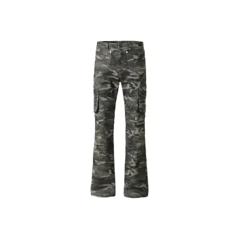 BEAR UNION Cargo Pants Unisex Camouflage