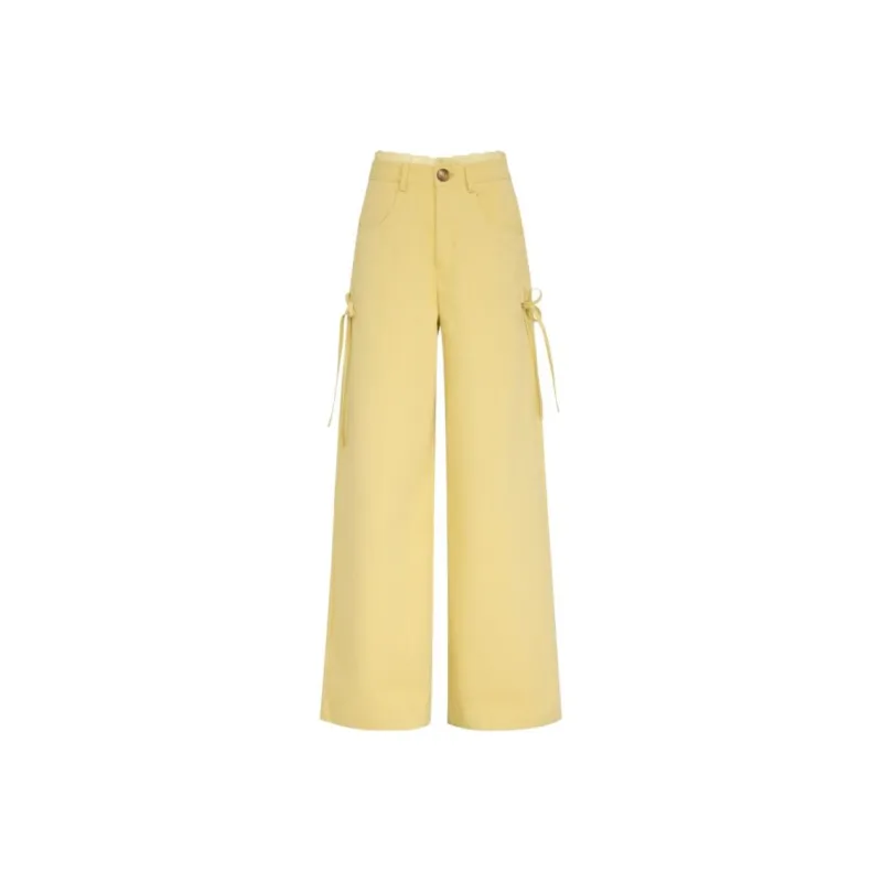Poyz Casual Pants Women's Olive Yellow-0