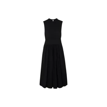 TOTEME SS24 Sleeveless Dress Women's Black