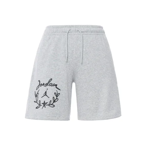 Jordan Brooklyn Fleece Casual Shorts Women's Gray