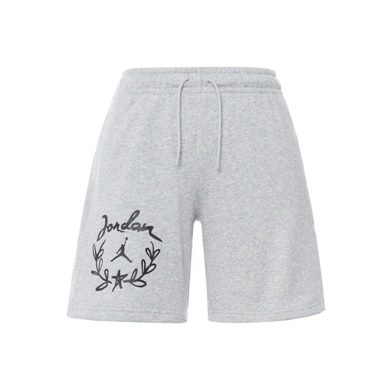 Jordan Brooklyn Fleece Casual Shorts Women's Gray-0