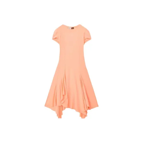 LOEWE SS25 Short Sleeved Dress Women's Orange