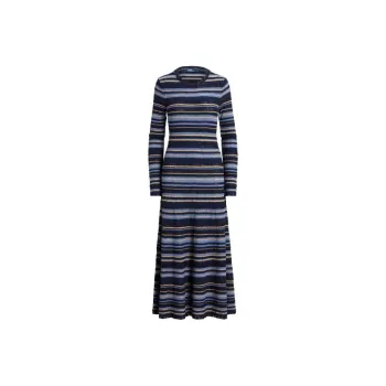 Polo Ralph Lauren SS24 Long-Sleeved Dresses Women's Multicolor