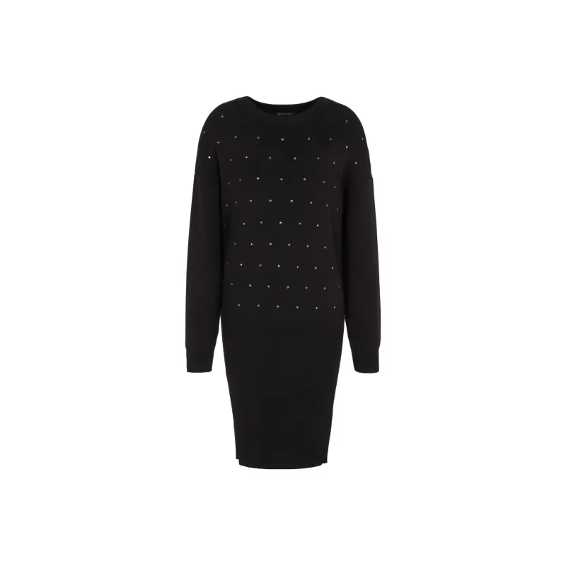 ARMANI EXCHANGE Long Sleeved Dresses Women's Black-0