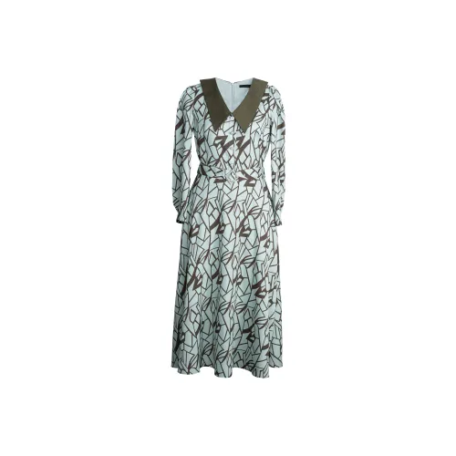 ROEYSHOUSE Long Sleeved Dress Women's Multicolor