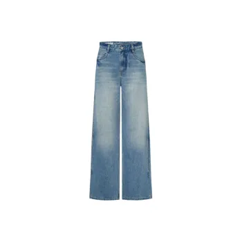 MO&CO GAUCHERE Collaboration Jeans Women's Denim Blue