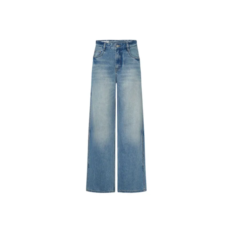 MO&CO GAUCHERE Collaboration Jeans Women's Denim Blue-0