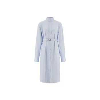 Ferragamo Striped Shirt Dress