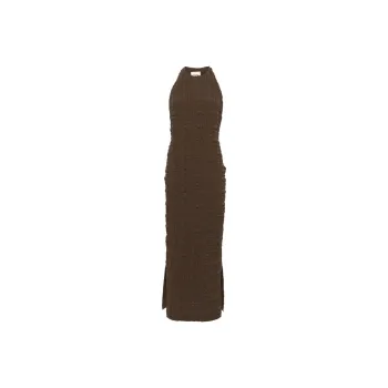 NANUSHKA SS24 Sleeveless Dress Women's Coffee