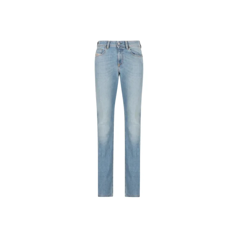 DIESEL Logo Patch Skinny Cut Jeans-0