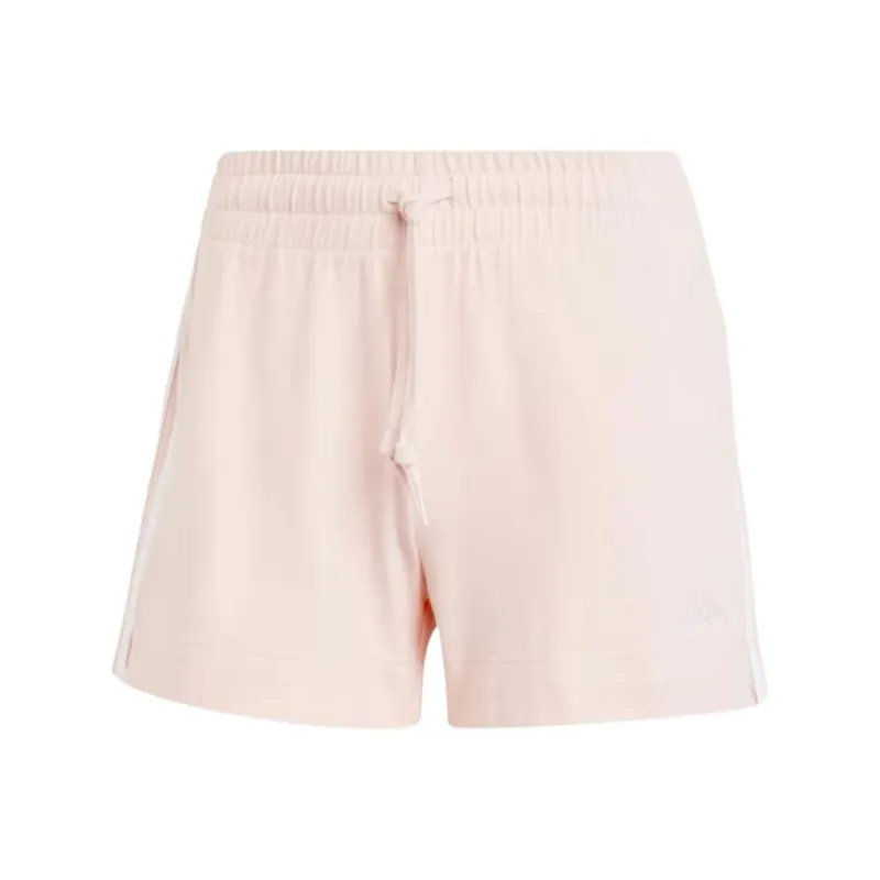 Adidas ESSENTIALS SLIM 3-STRIPES SHORTS Casual Shorts Women's Sand Pink-0