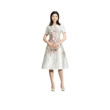BBLLUUEE Short Sleeved Dress Women's Rose Pink