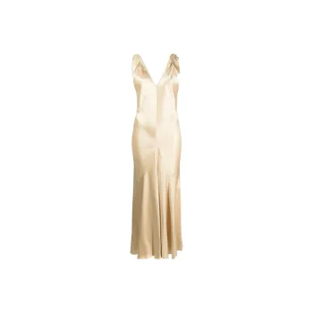 GABRIELA HEARST Sleeveless Dresses Women's Beige