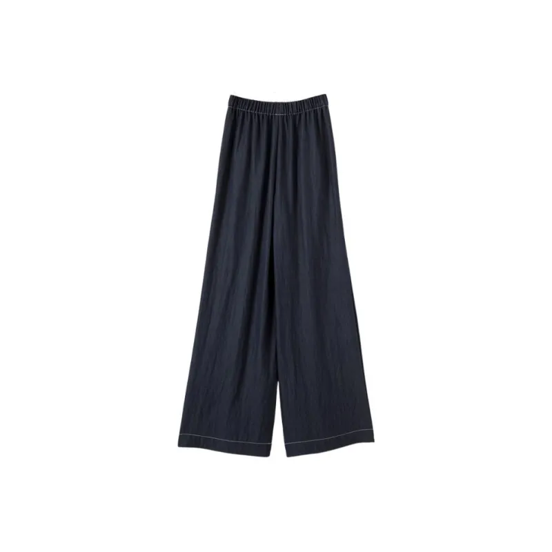 Late White Casual Pants Women's-1