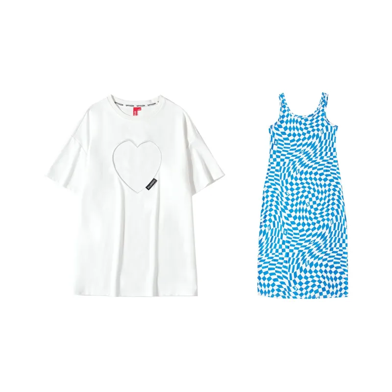 Xu Jingfu X EPTISON WOMAN Xu Jingfu Joint Series Two Piece Skirt Sets Women's-2