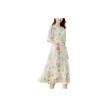 Ink Beauty Short Sleeved Dresses Women's Green