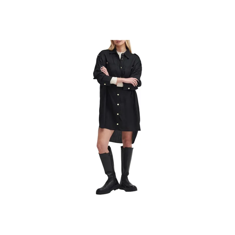 BARBOUR Long-Sleeved Dresses Women's Black-0