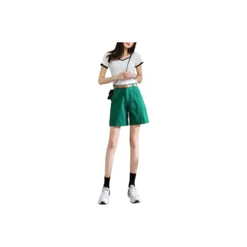 TERRE BLEUE Casual Shorts Women's Green