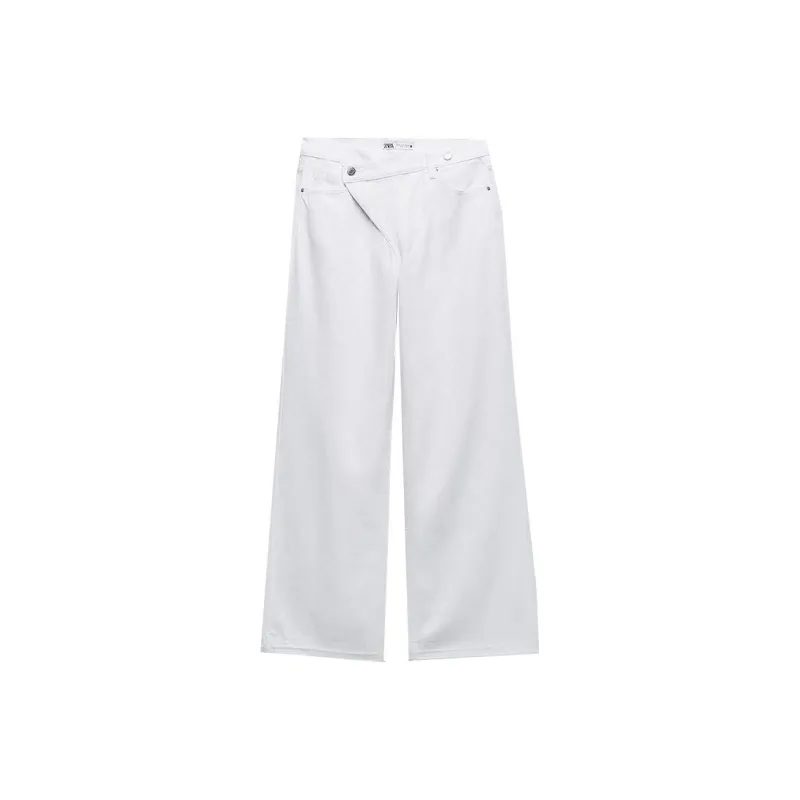 ZARA Jeans Women's White-0