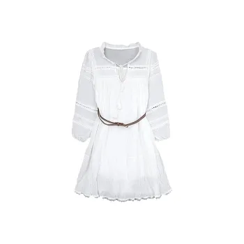Incolore Long Sleeved Dresses Women's White