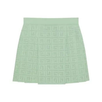 Givenchy 4G Pleated Skirt 'Pistachio'