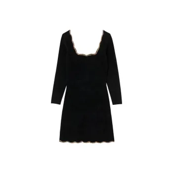 Sandro Rhinestone embellished Minidress