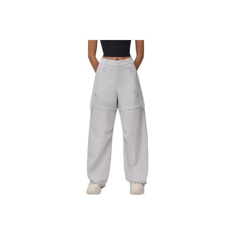 Particle Fever Cargo Pants Women's Gray Silver-0